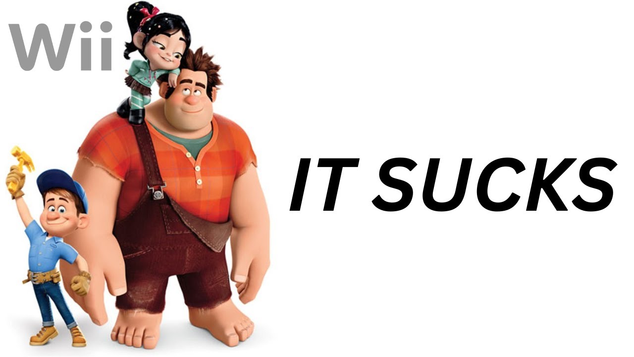 PLAYING WRECK IT RALPH ON THE WII