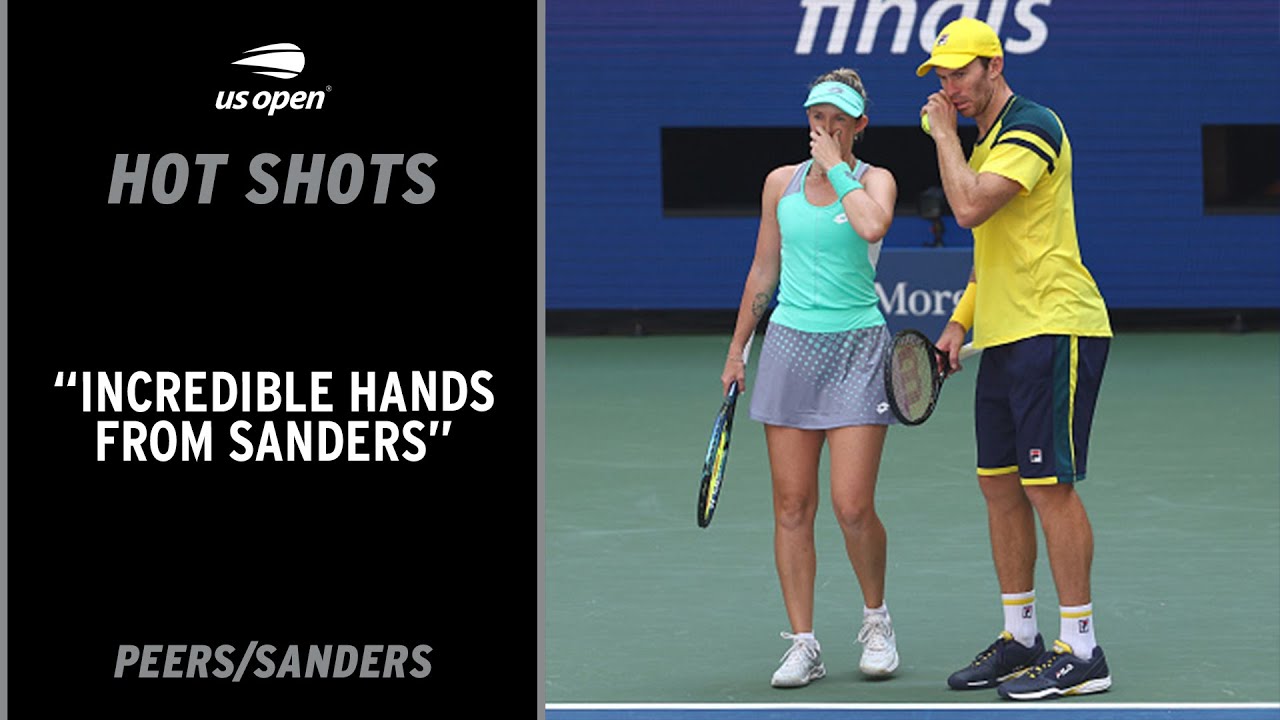 Peers/Sanders Win Sensational Point at Net | 2022 US Open