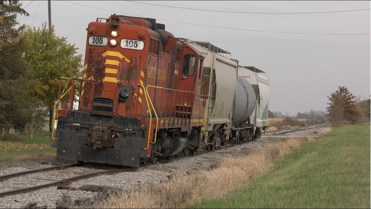 Rag Tag Railroading with a beat up GP9 on 100 year old rail ND&W Pioneer Lines PREX 105 leaning