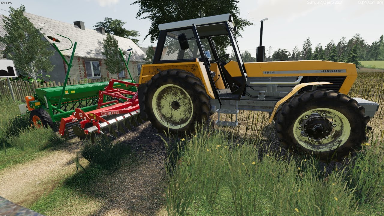 FS 19 KOLONIA 1990 #14 Siewy zestawem uprawowo- siewnym