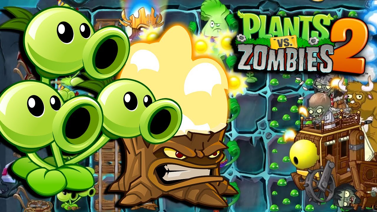 PLANTAS DE PLANTS VS ZOMBIES 1 VS DR ZOMBI - Plantas vs Zombies 2