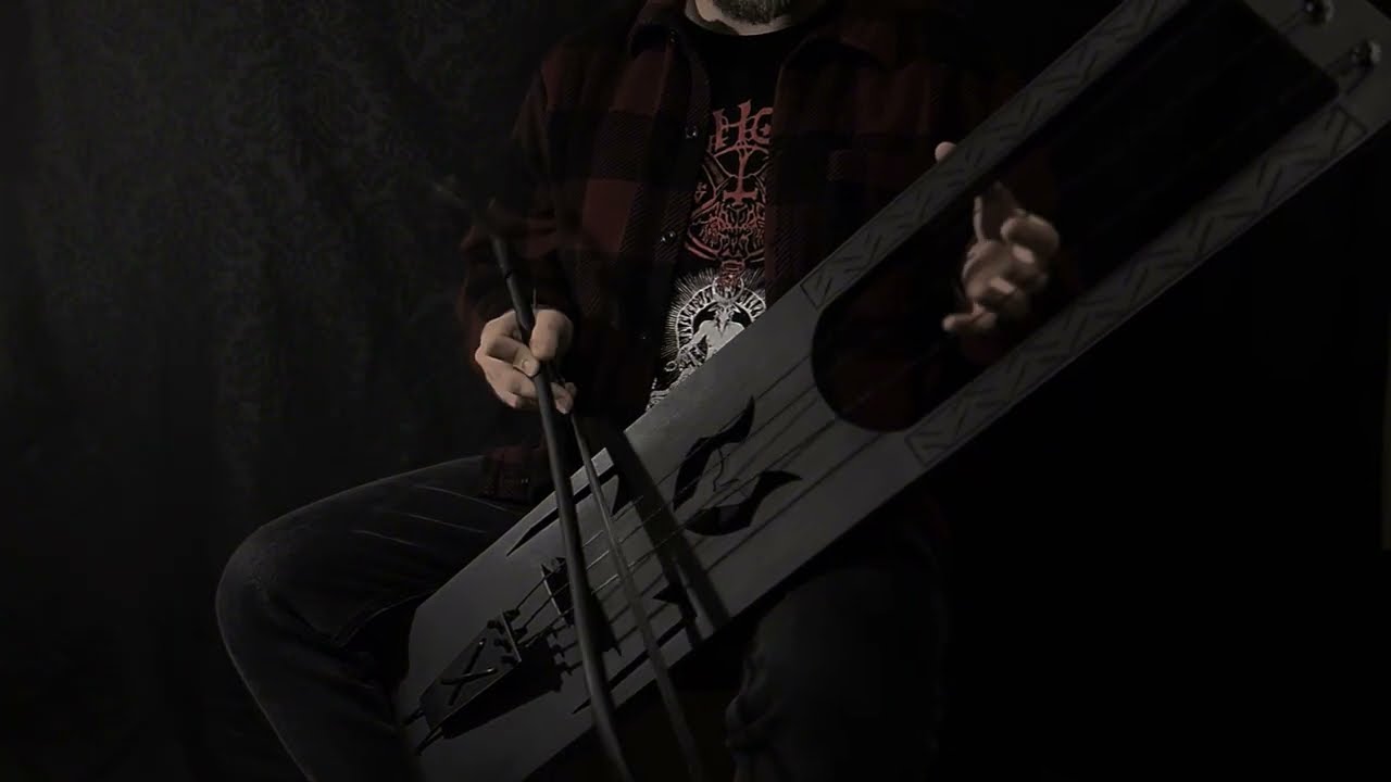 Bass Tagelharpa / Тагельхарпа  / Jouhikko / Bowed Lyre -  Free Improvisation #2