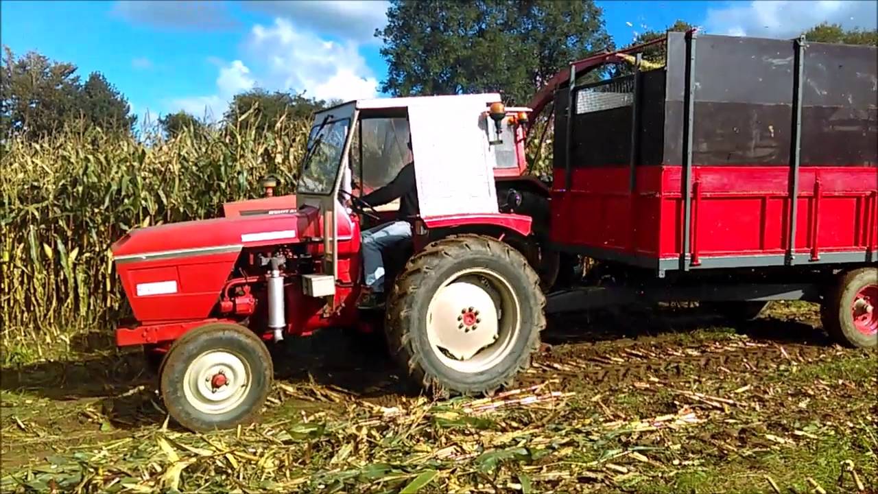 Ensilage de maïs à l'ancienne 2016