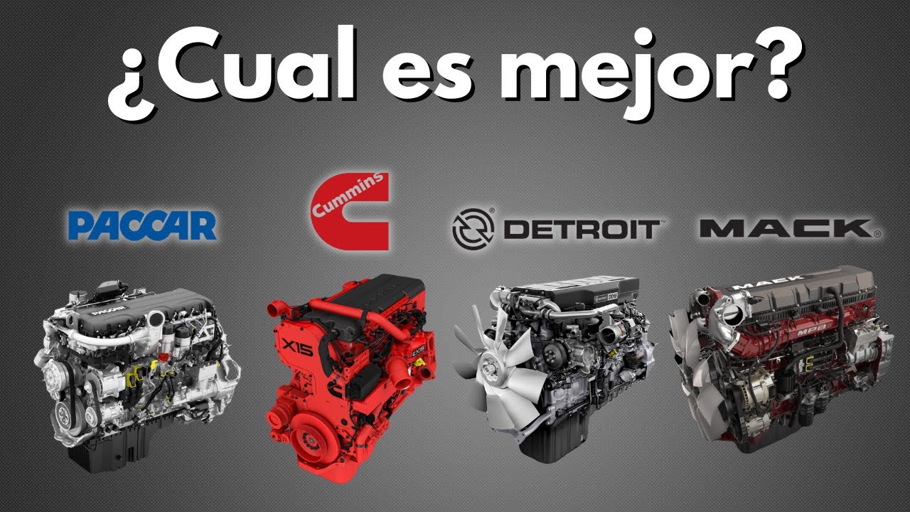 Batalla épica de motores estadounidenses: Paccar contra Detroit contra Cummins contra Mack