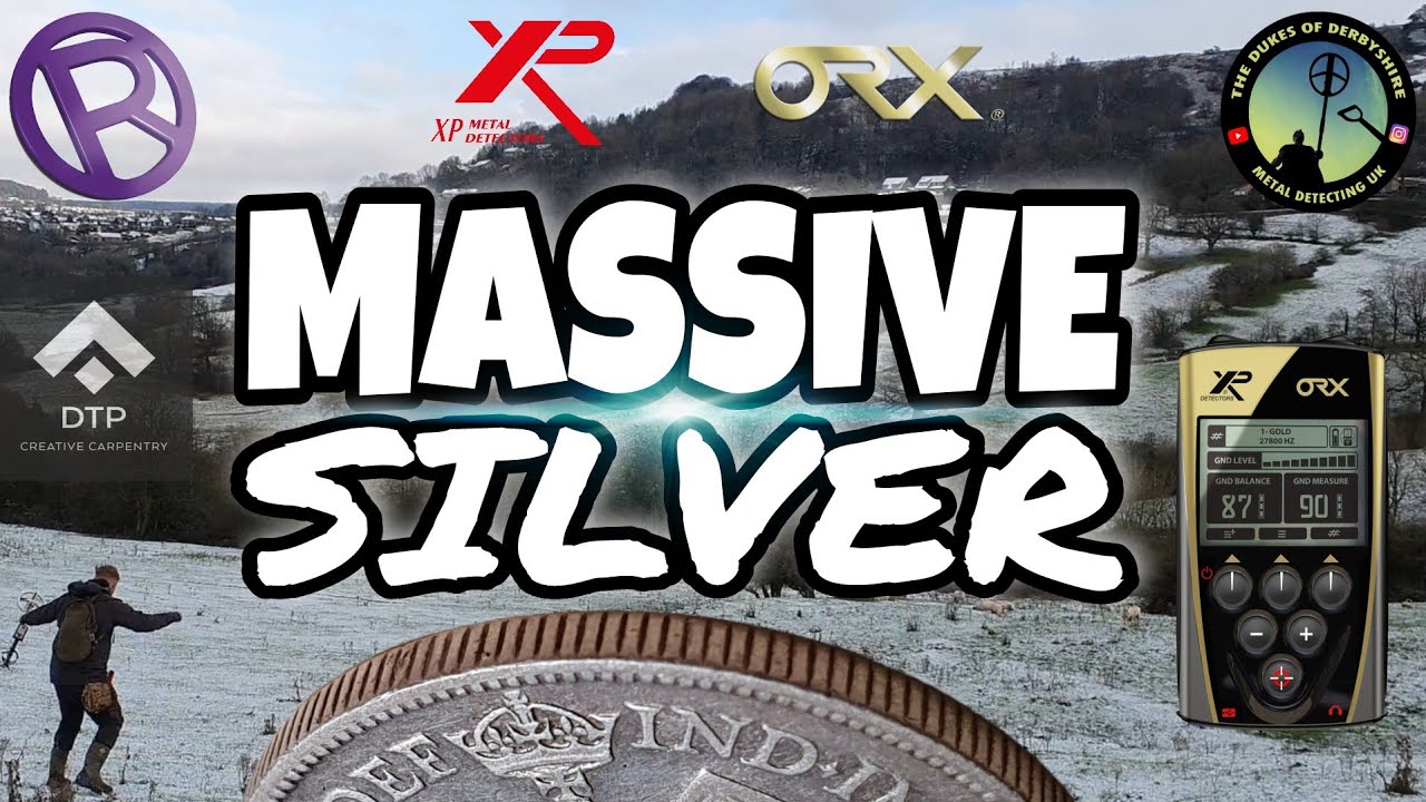 Huge Silver Coin Found In The Snow | Metal Detecting Snow-capped Wilderness