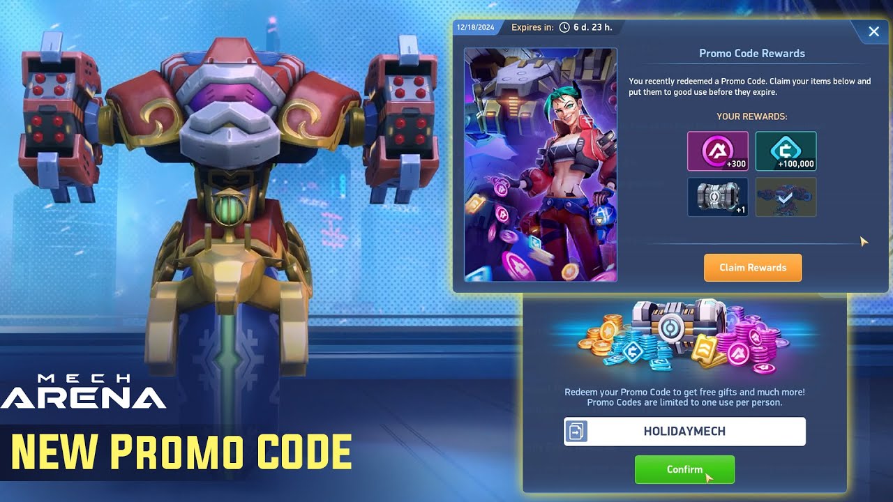 NEW Promo CODE: Free A-coins, Free Skin - Killshot Storm Rack 12 - Mech Arena