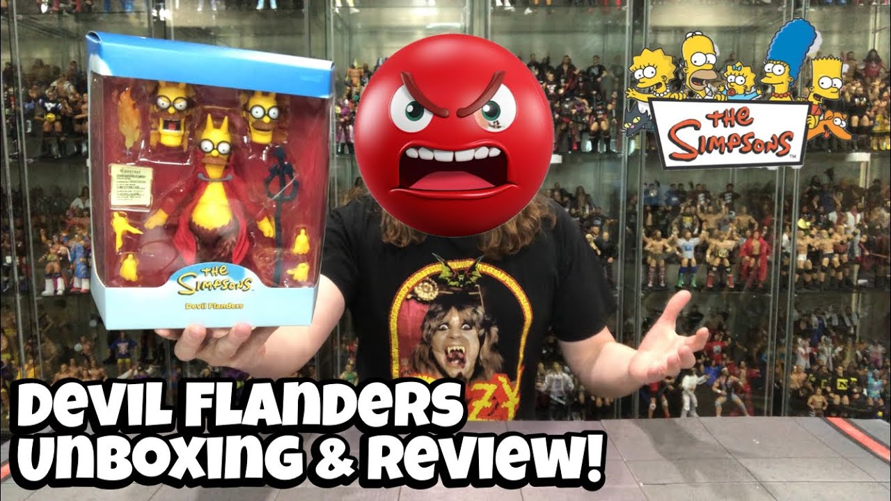 Devil Ned Flanders The Simpsons Super 7 Ultimate Unboxing & Review!