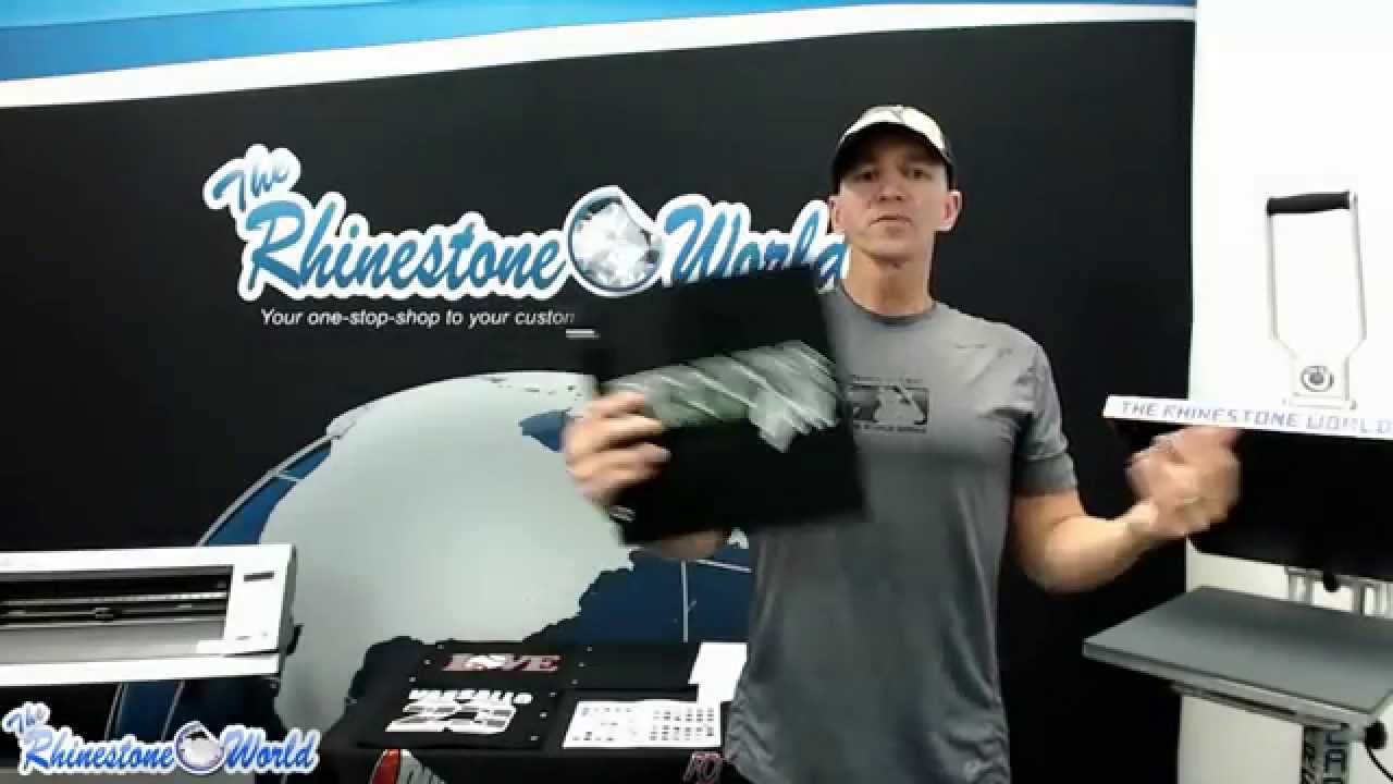 How to Heat Press Strip Flock and Glitter HTV for a Custom Tennis Shirt