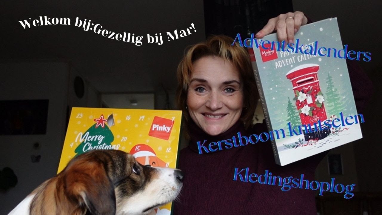 VLOGMASVLOG! ADVENTSKALENDERS UNBOXEN, KLEDING SHOPLOG EN KERSTBOOM MAKEN VAN KERSTBALLEN.