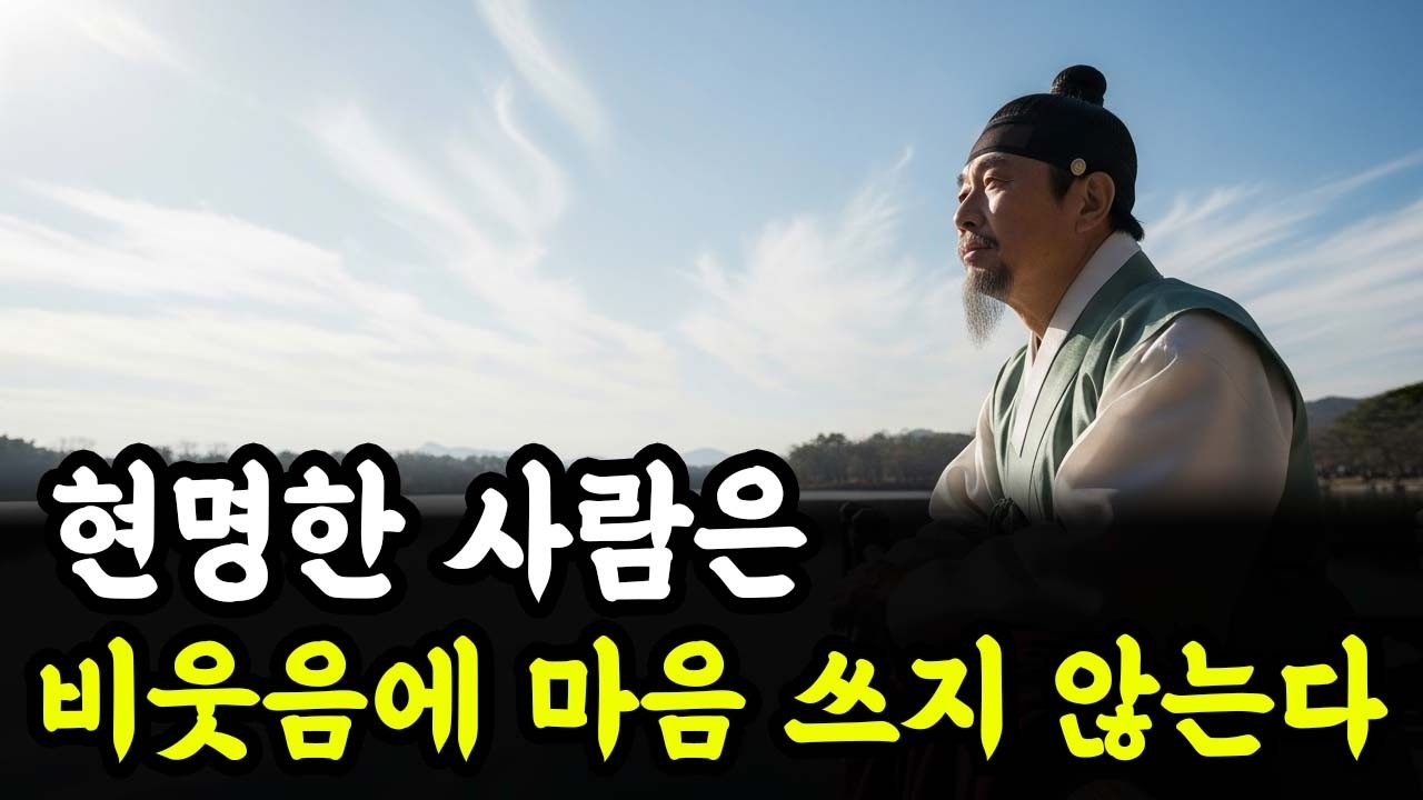 현명한 사람은 비웃음에 마음 쓰지 않는다 | 인생 철학 | 고인의 가르침