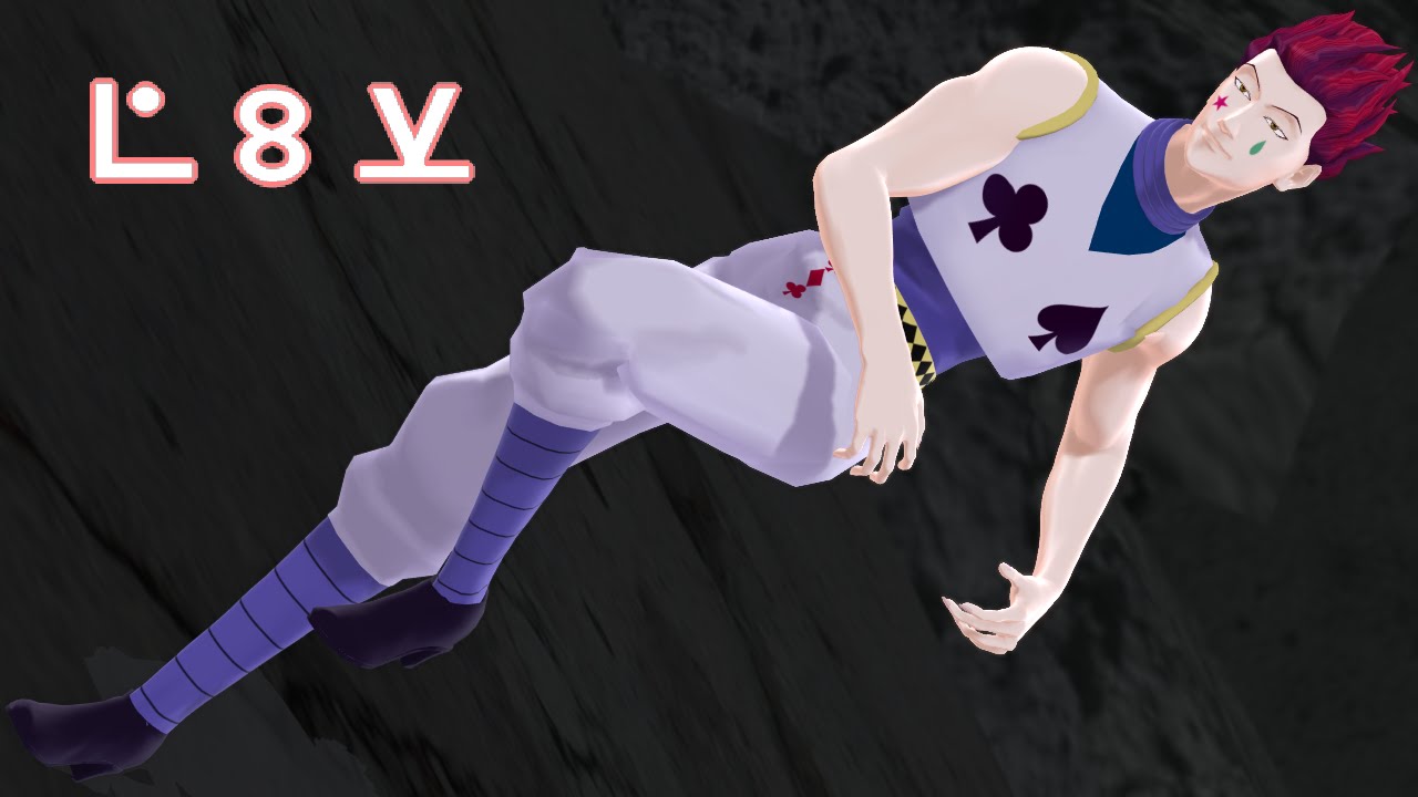 【MMD HxH】magnet ヒソカと二人のバックダンサーさんで Hisoka with two back dancers HUNTER x HUNTER