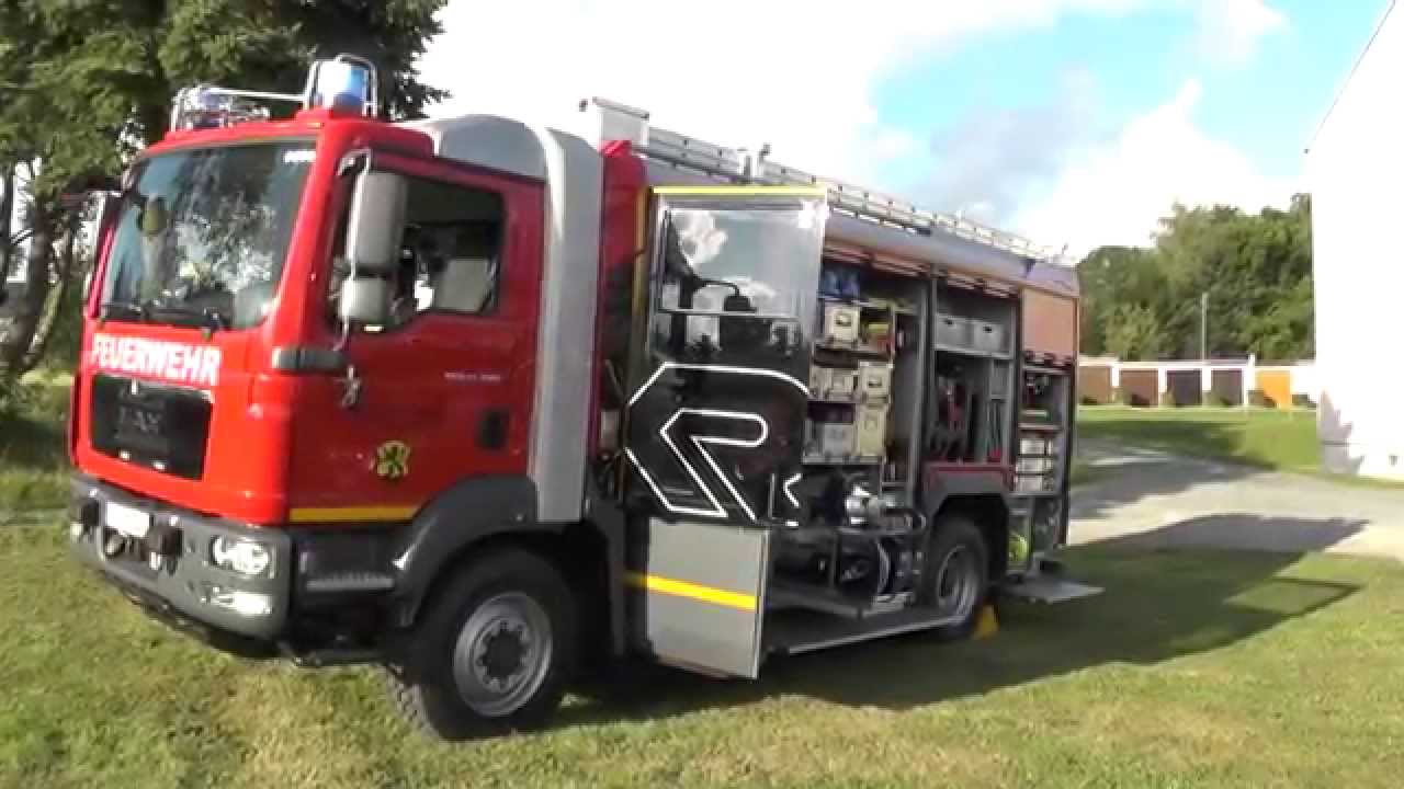 Der neue AT von Rosenbauer - HLF 20/20 der Feuerwehr Pausa