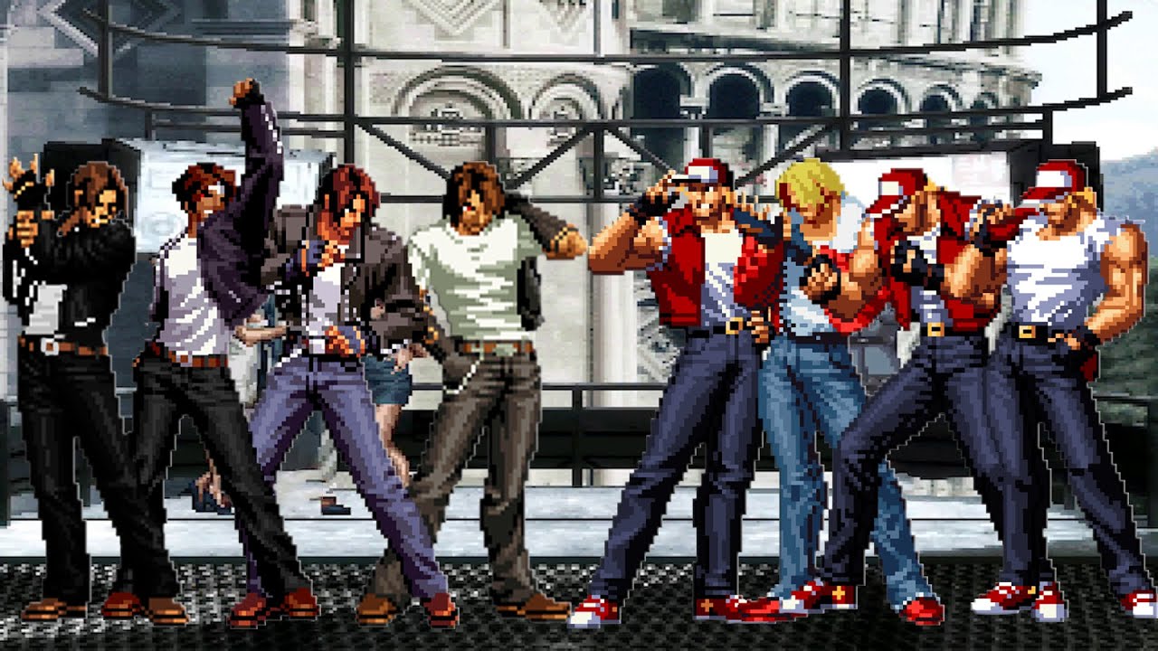[KOF Mugen] Kyo Kusanagi Team vs Terry Bogard Team