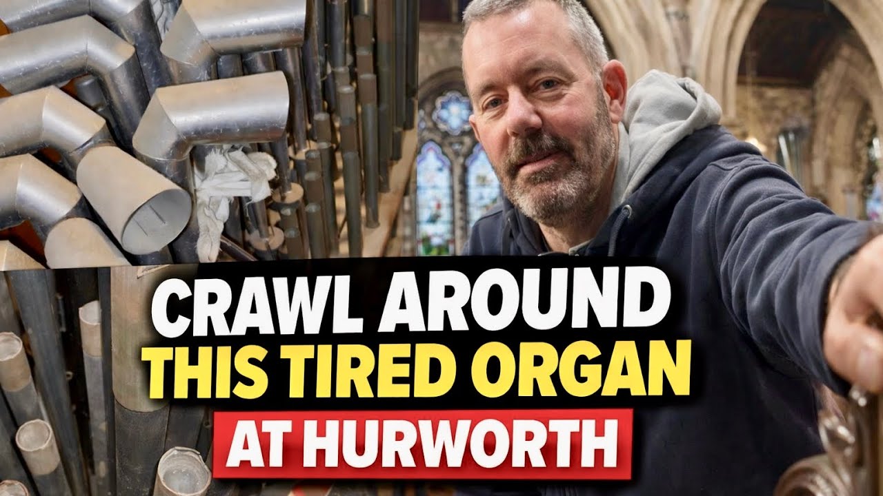 PROBLEMS With MICE!  A Look Inside A 1870 Pipe Organ!