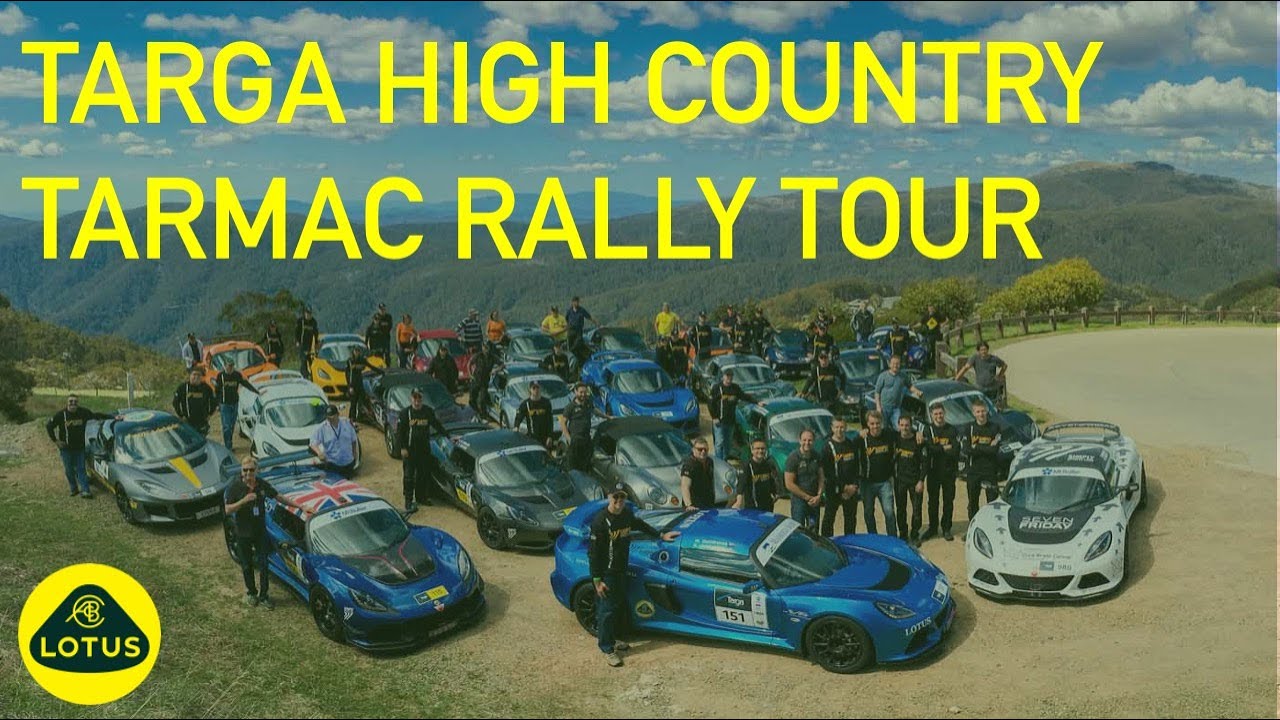 Lotus Cars Australia Targa Tarmac Rally Tour For Sports Car Owners at Targa High Country