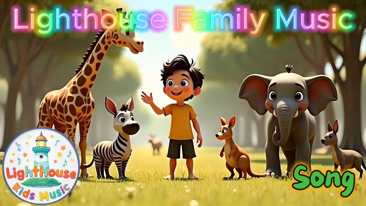 Adam Names the Animals | Genesis 2:19-20 | Lighthouse Kids Family | Kids Song | Christian Kids Music