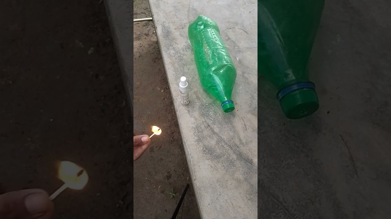 #expriments #alchohol #isopropylalcohol #shorts experiment with isopropyl alcohol (bottle rocket🚀)