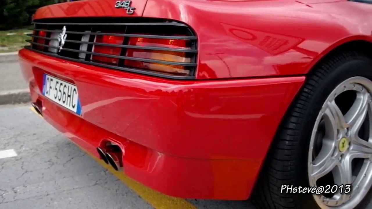 Ferrari 348TS LOUD sound - revs and ride!