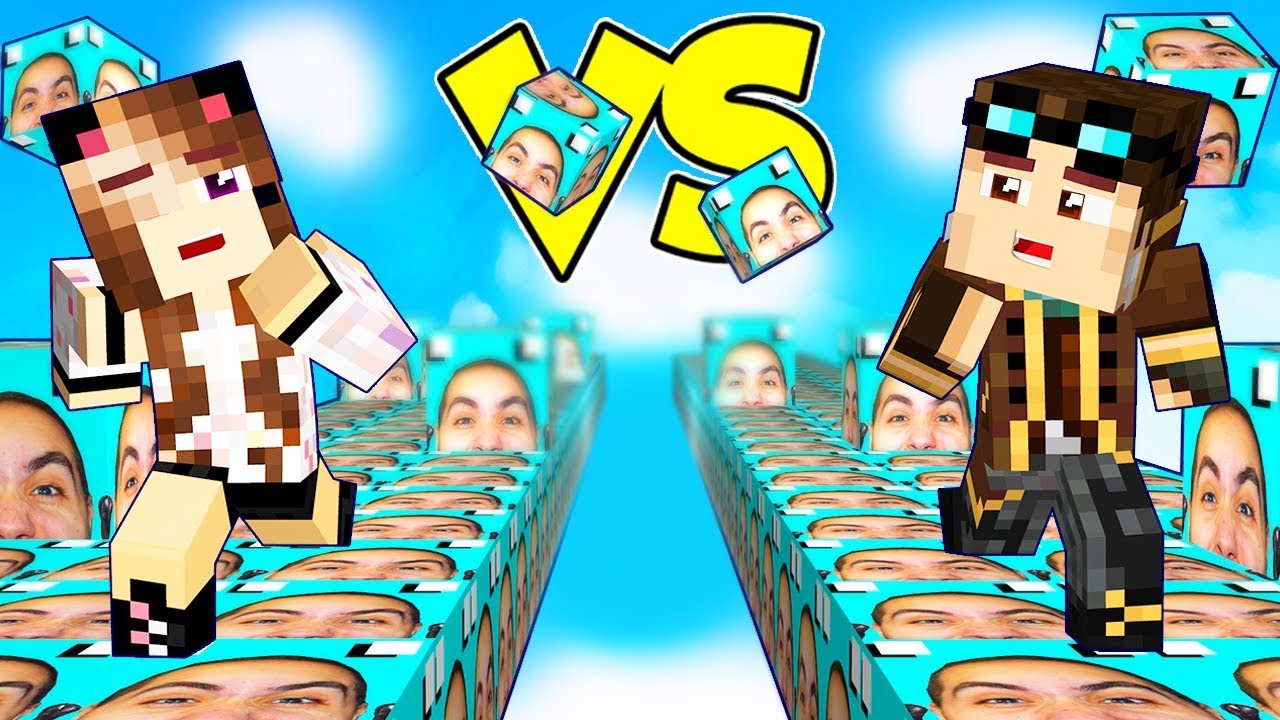 LA CORSA DEI LUCKYBLOCK DI LYON!! (Minecraft)