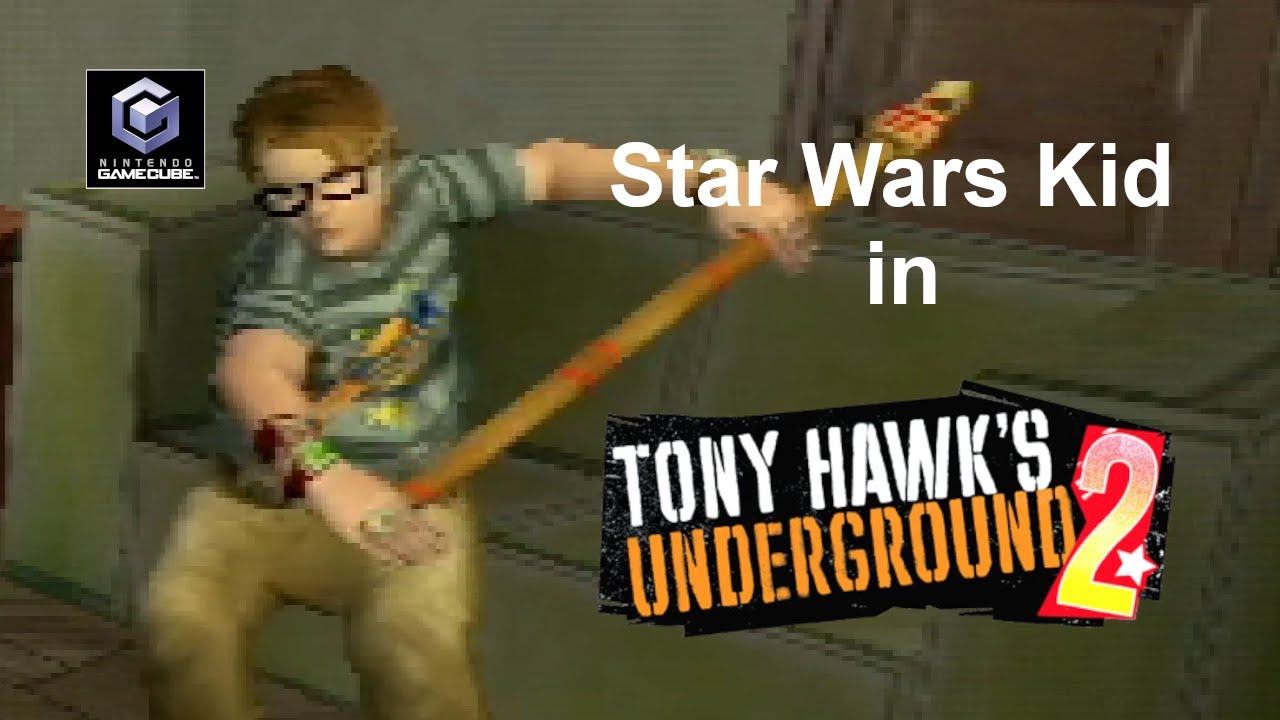 Star Wars Kid in Tony Hawk Underground 2 (Gamecube)