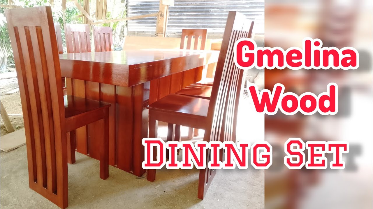 8 SEATERS DINING SET - Gmelina Wood