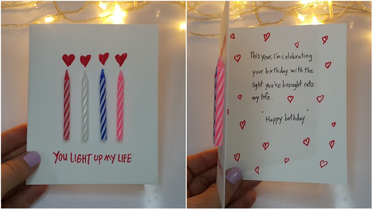 Easy Birthday Card Tutorial 💌