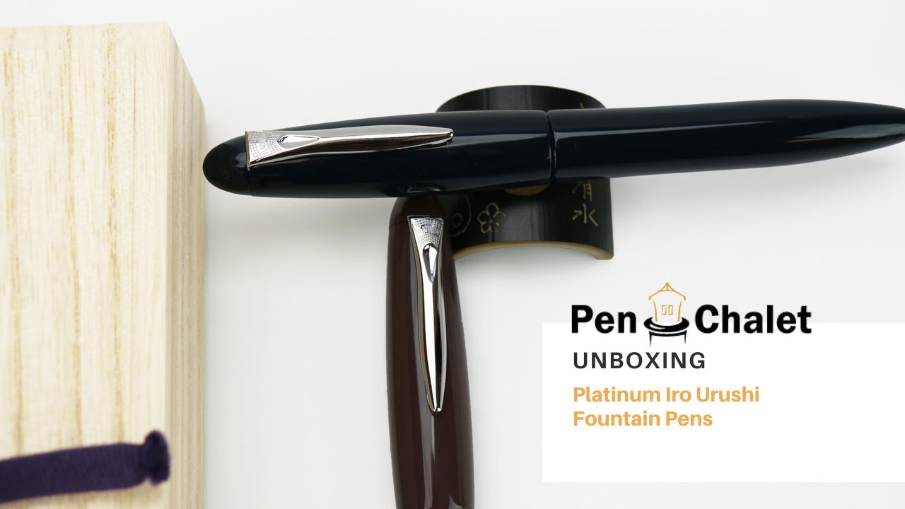 NEW Platinum 18kt Izumo Nib with the Iro Urushi Fountain Pen
