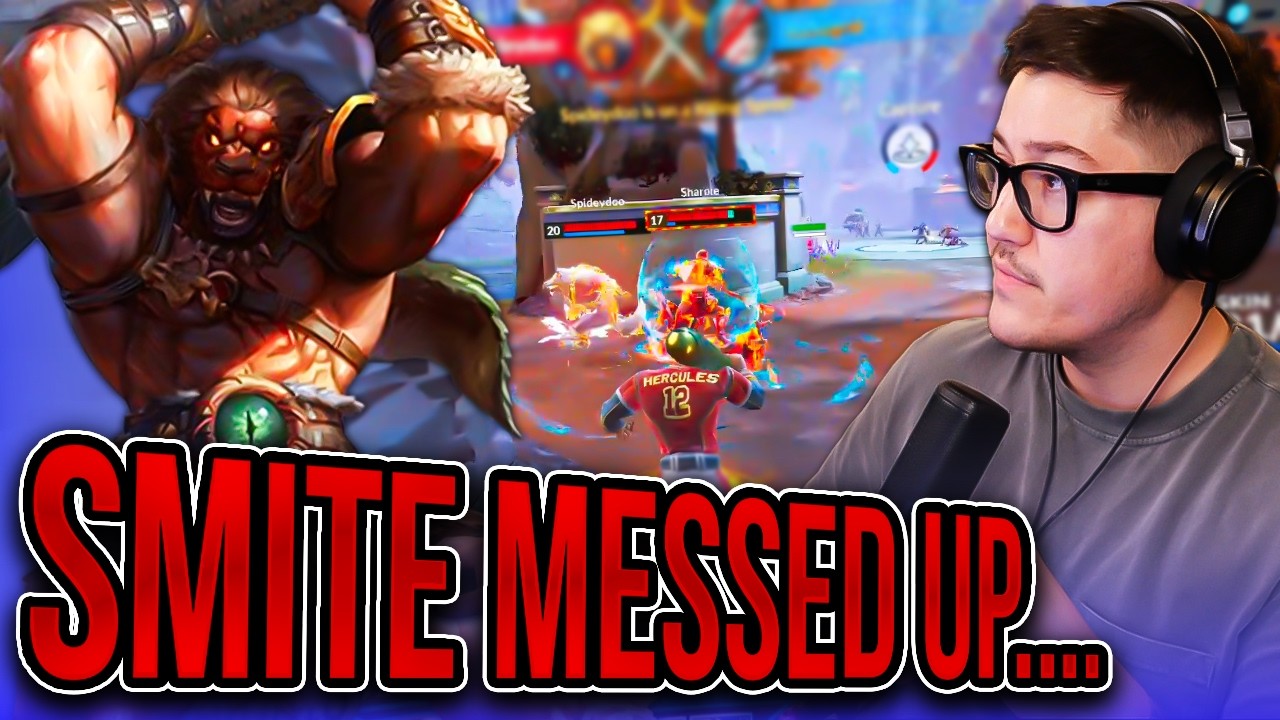 SMITE MESSED UP...... RAID BOSS HERCULES CAN'T BE BEAT