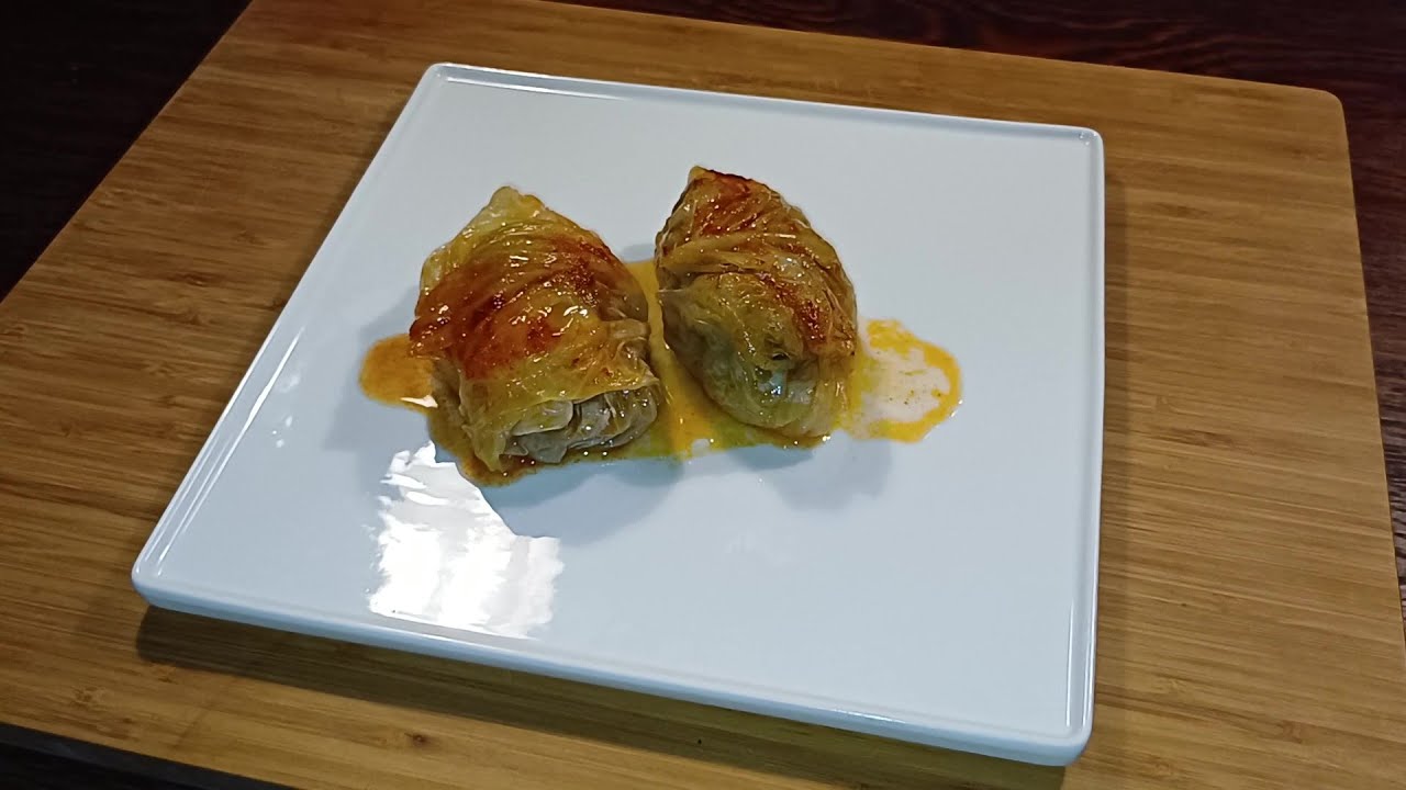 Cabbage rolls with rice and mince filling!