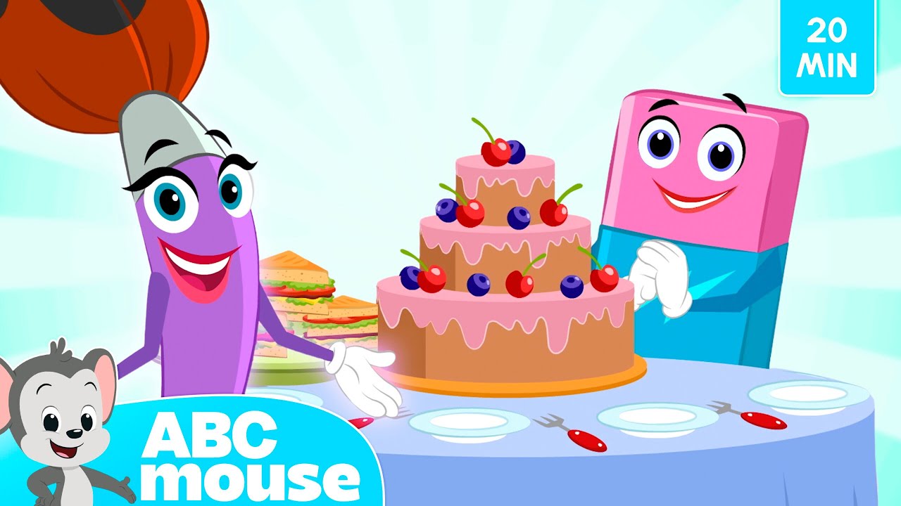 🎂 Волшебный торт Вайолет! | Веселая вечеринка по случаю дня рождения от ABCmouse для детей 🎨🎈