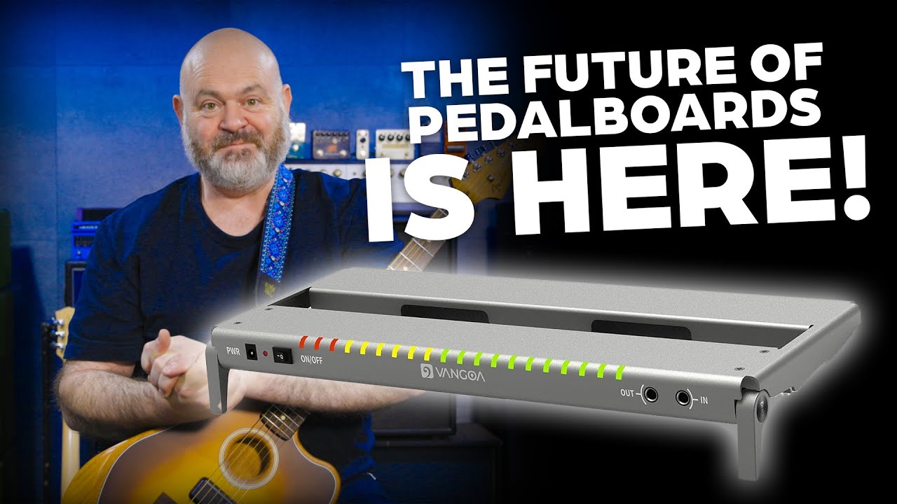 VANGOA PD-XL pedalboard with built in power supply!
