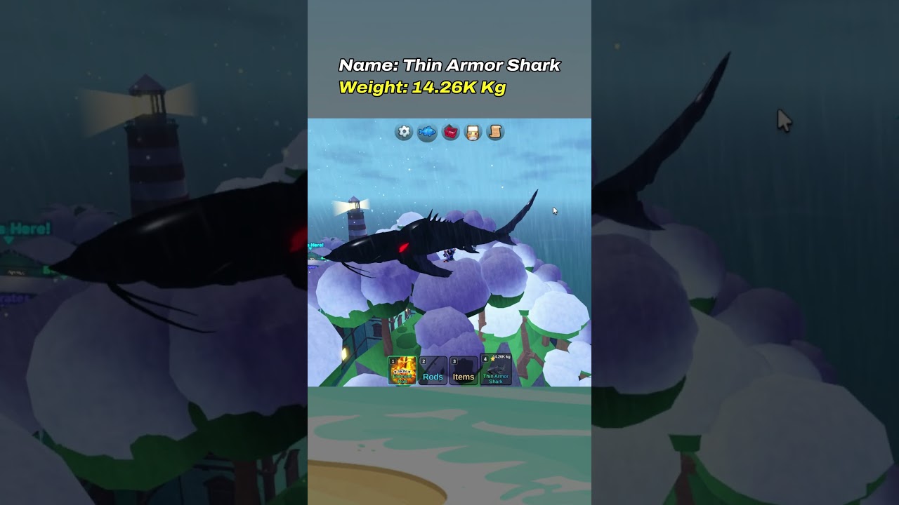 Dapet thin armor shark?! Ikan SECRET Fish It 😱