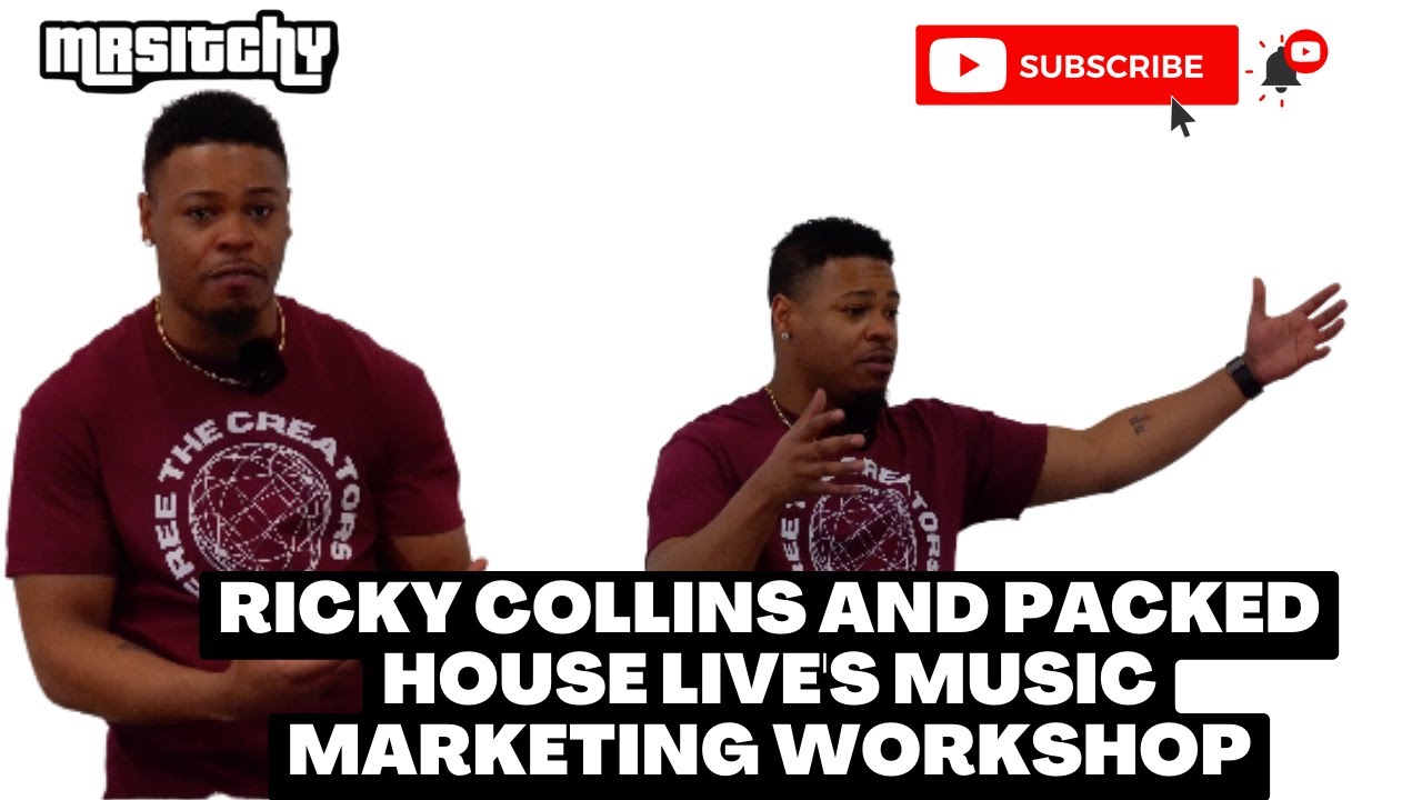 Ricky Collins Music Marketing Workshop, Monetizing Your Music 🎵 #mrsitchy