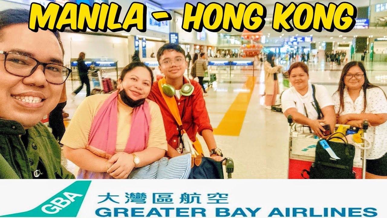 Greater Bay Airlines for our flight to HK | 'Value for money din 'tong GBA!' | + HK arrival process