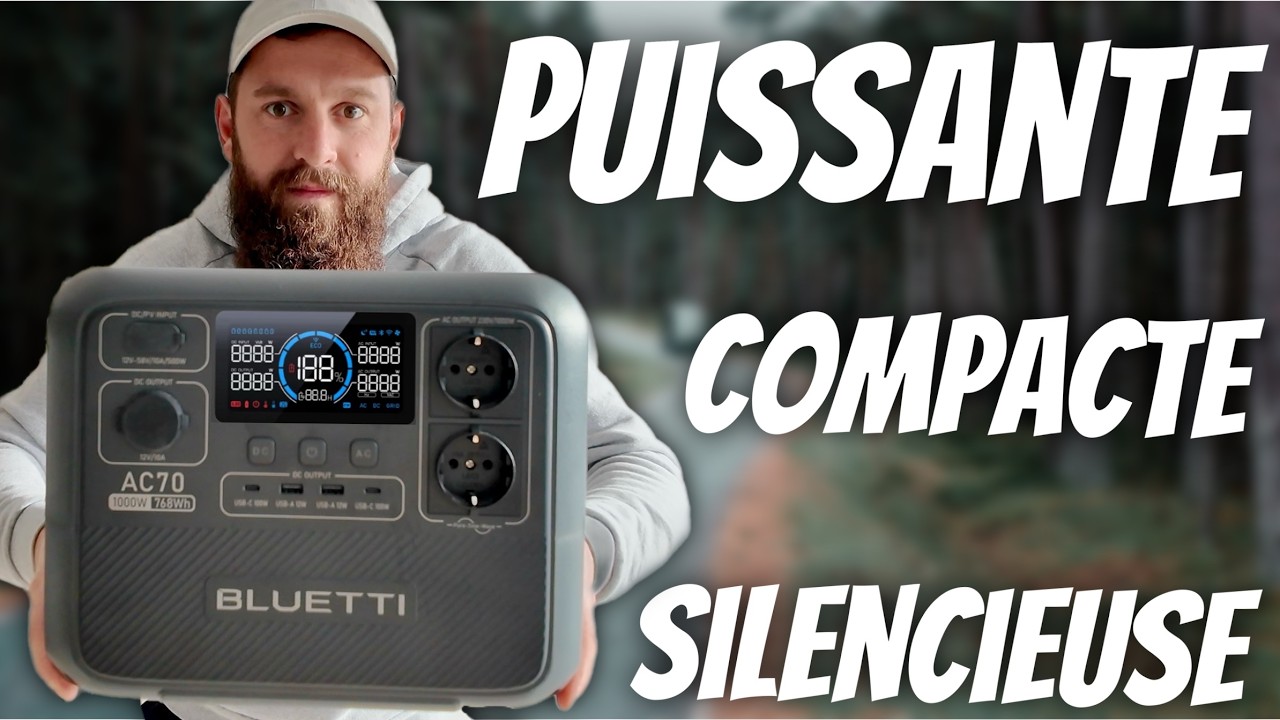 BLUETTI AC70 : La Meilleure Batterie Nomade Solaire pour Van, Maison et Camping