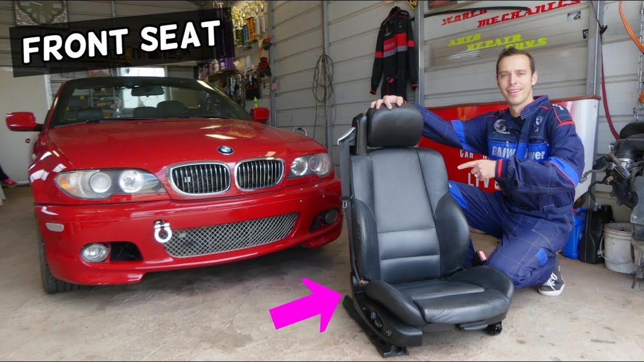 BMW E46 FRONT SEAT REMOVAL REPLACEMENT  BMW 325I 330I 328I 320D 325D 318I 320I 316I 330D 323I 318D