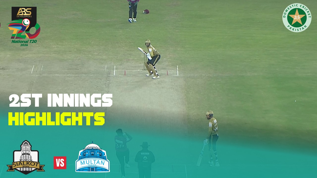 2nd Inning HighLights | Sialkot vs Multan | Match 20 | ABS Developers National T20 Cup 2026 | MZA1T