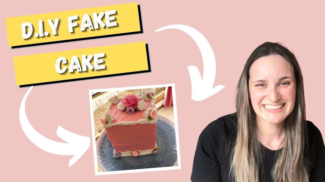 HOW TO MAKE FAKE CAKES FOR HIGH TEA PROPS! Quick and easy realistic faux cakes, simple DIY
