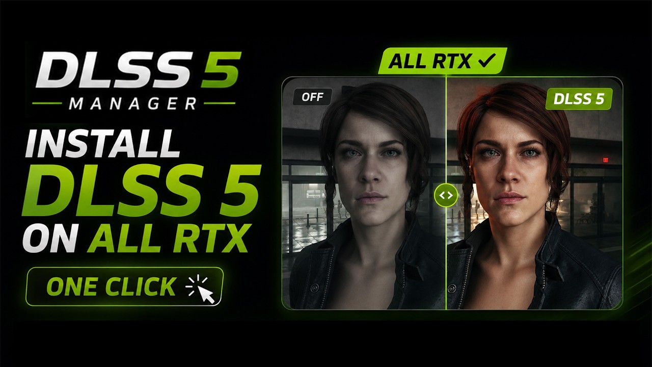 How to Install DLSS 5 in Any RTX GPU (DLSS 5 Manager Setup & Gameplay Test)