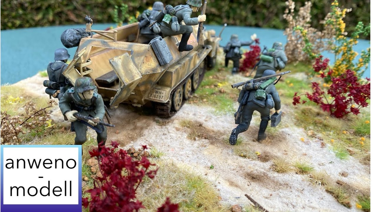 Diorama „Absitzen und in Stellung gehen!“
