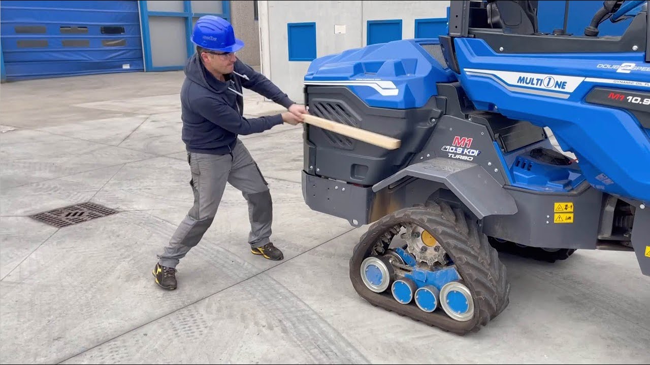 Indestructible! The amazing body panels fitted to the MultiOne Compact Utility Loader
