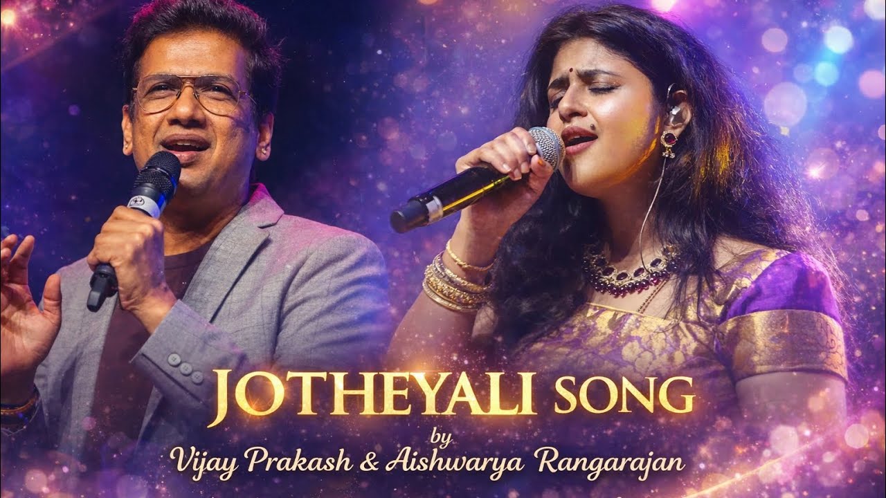 JOTHEYALI Song 😍💖| Vijay Prakash & Aishwarya Rangarajan Live Concert🎶