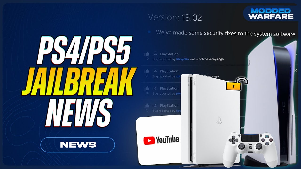 Новости джейлбрейка PS4/PS5: исправления безопасности 13.02 и 12.02, расследование уязвимостей пр...