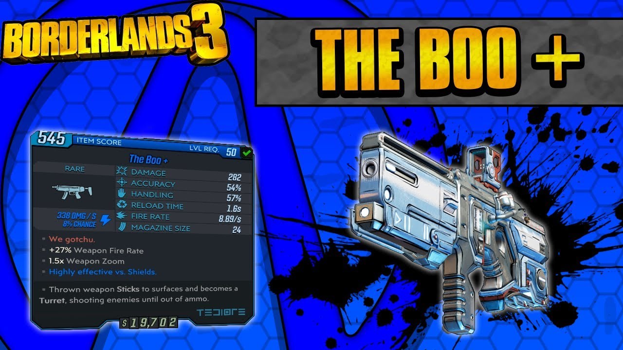 Borderlands 3 | The Boo+ Unique Weapon Guide (Guns With Legs!)