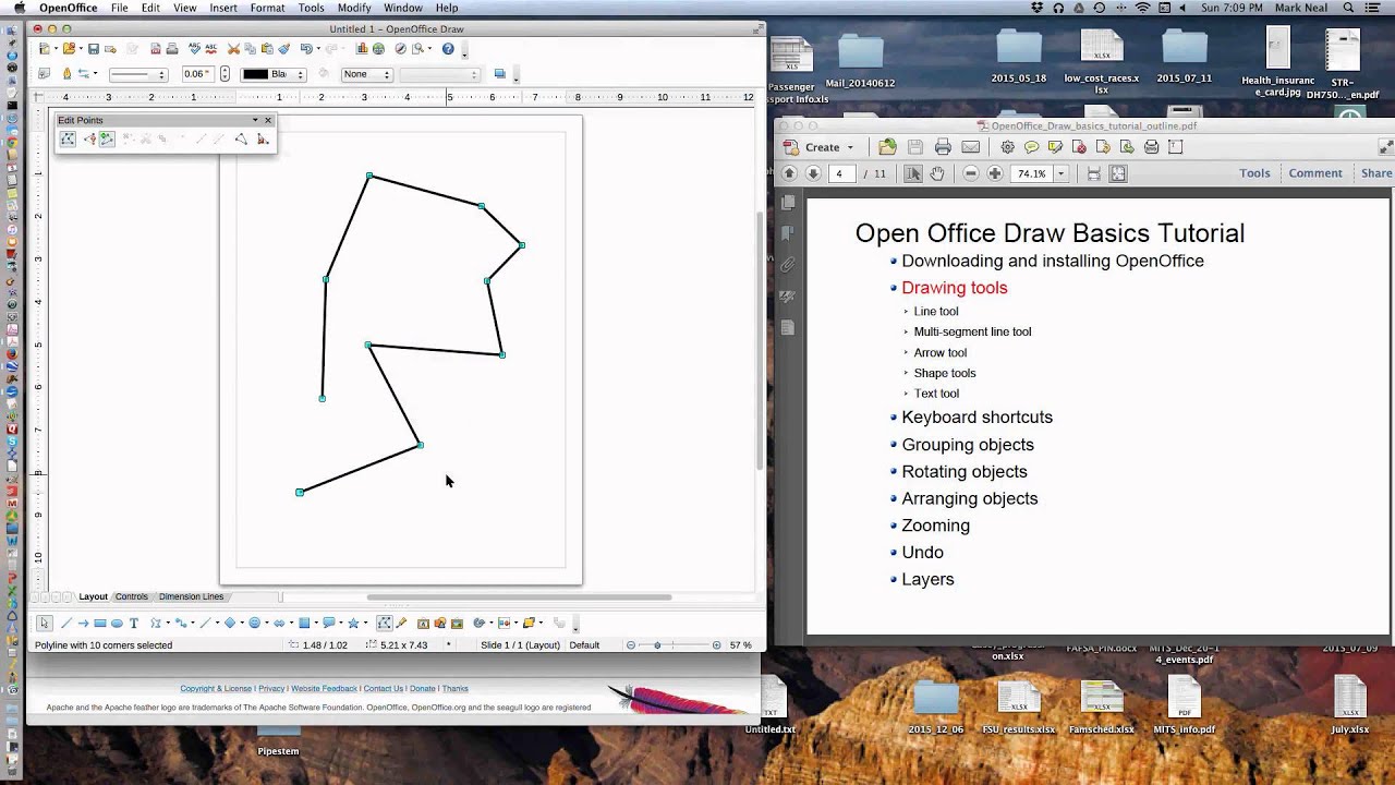 Open Office Draw Basics Tutorial