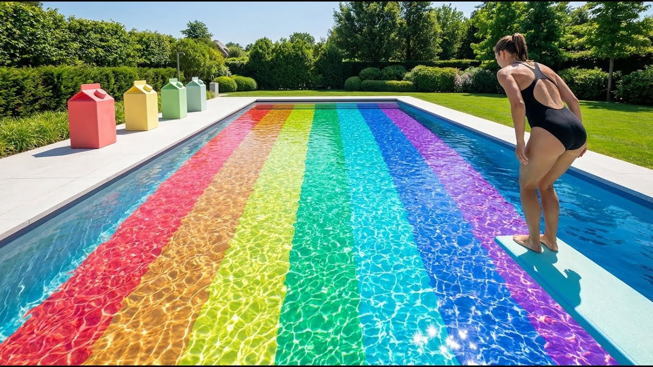 Which Dream Pool Would You Choose? 💦 Oddly Satisfying AI ASMR (Relaxing)