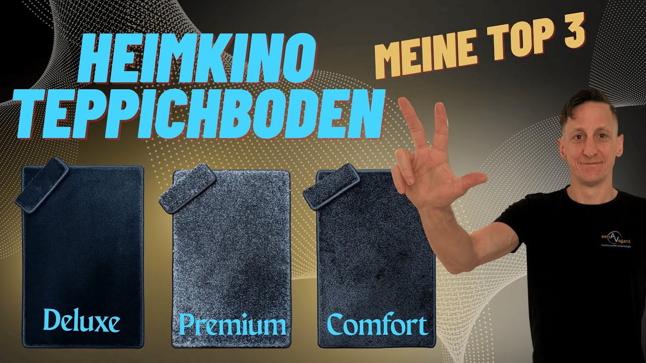 Welcher Heimkino-Teppich ist der richtige? Drei Varianten im Vergleich – mit Gewinnspiel!