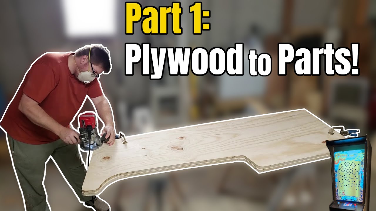 Part 1: I Build My Own Vertical Arcade Cabinet (Plywood to Parts)