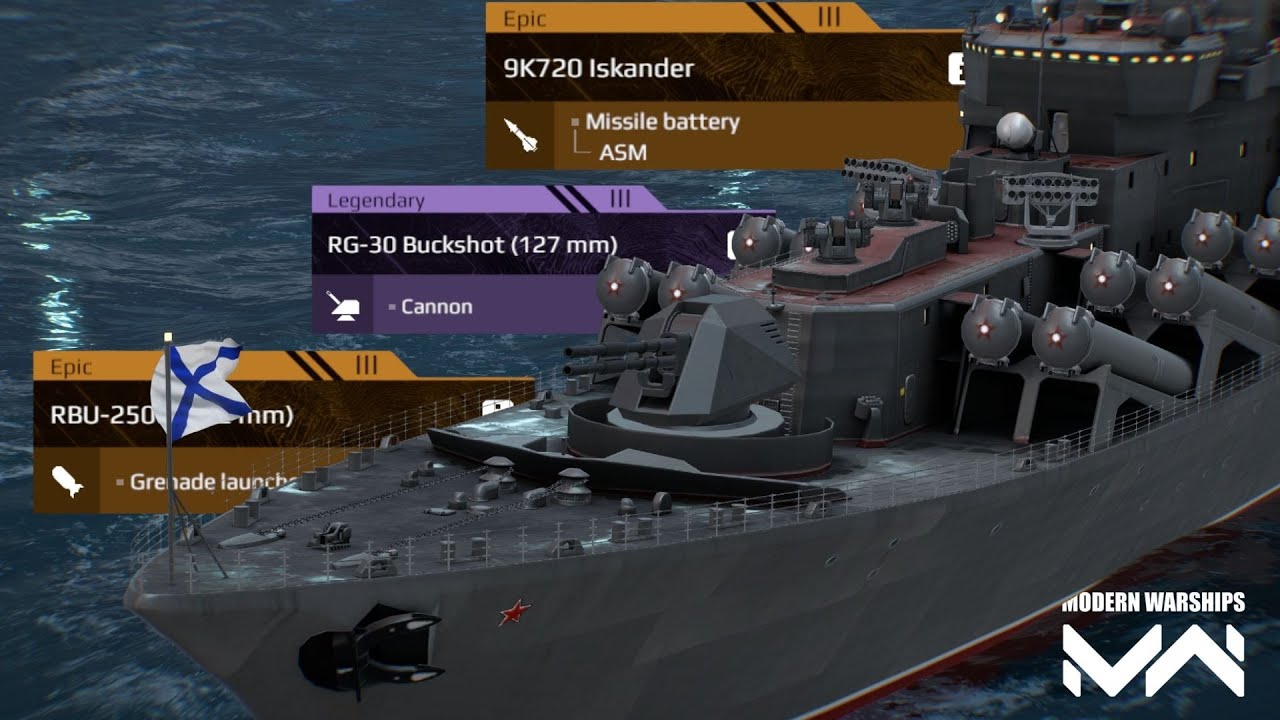 RF Varyag - Recommendation Best Equipments for Ranked Mode! - Modern Warships