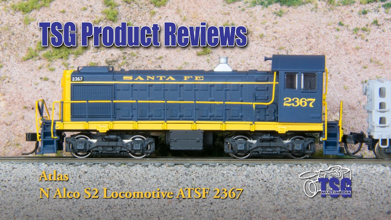 N Scale DCC ALCO S2 Switcher Atlas Product Review